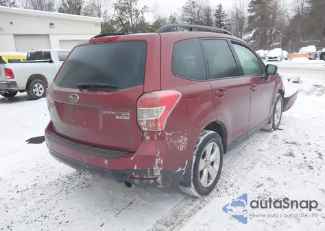 2015 Subaru Forester 2.5I Premium z USA, uszkodzony, nr VIN JF2SJADC5FH552945